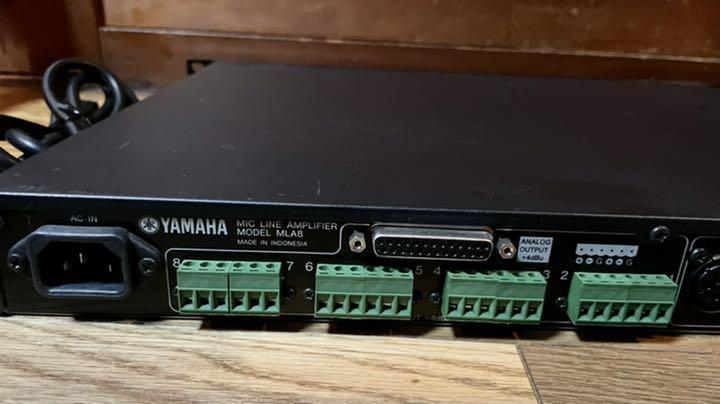 YAMAHA ヤマハ MLA8 Mic Line Amplifier マイクプリアンプ YAMAHA ヤマハ MLA8 Mic Line Amplifier マイクプリアンプ