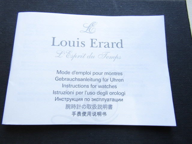  out of print finest quality beautiful goods Louis Erard non against . Chrono self-winding watch OH settled 