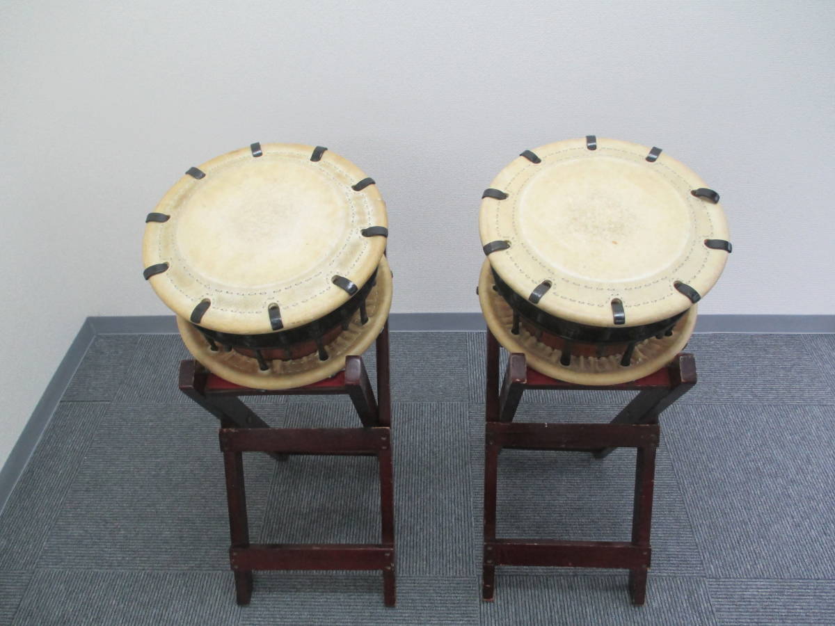 Yahoo!オークション - 中古 2点セット 台座付き 和太鼓 締太鼓 Yahoo!オークション - 中古 2点セット 台座付き 和太鼓 締太鼓
