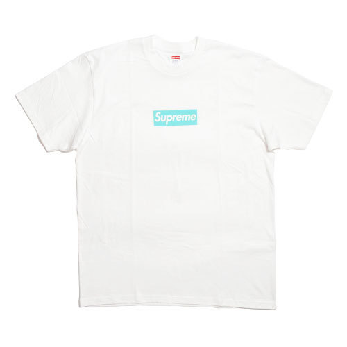 【Supreme / シュプリーム】Tiffany & Co. Box Logo Tee / ティファニー ボックス ロゴ Tシャツ ホワイト , 21AW《SIZE : L》