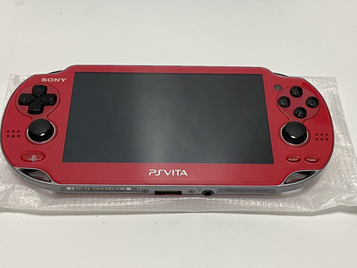 PlayStation Vita 本体 PCH-1000 レッド 美品 psvita