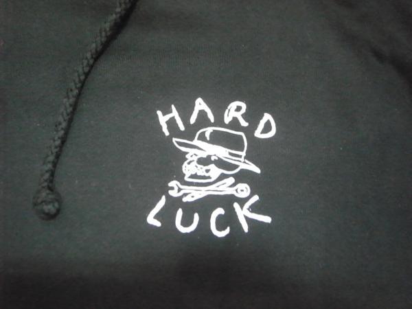 JB即決 HARDLUCK ハードラック O.G オリジナルロゴ プルオーバーフードスウェット パーカー　黒 Lサイズ　新品_画像4