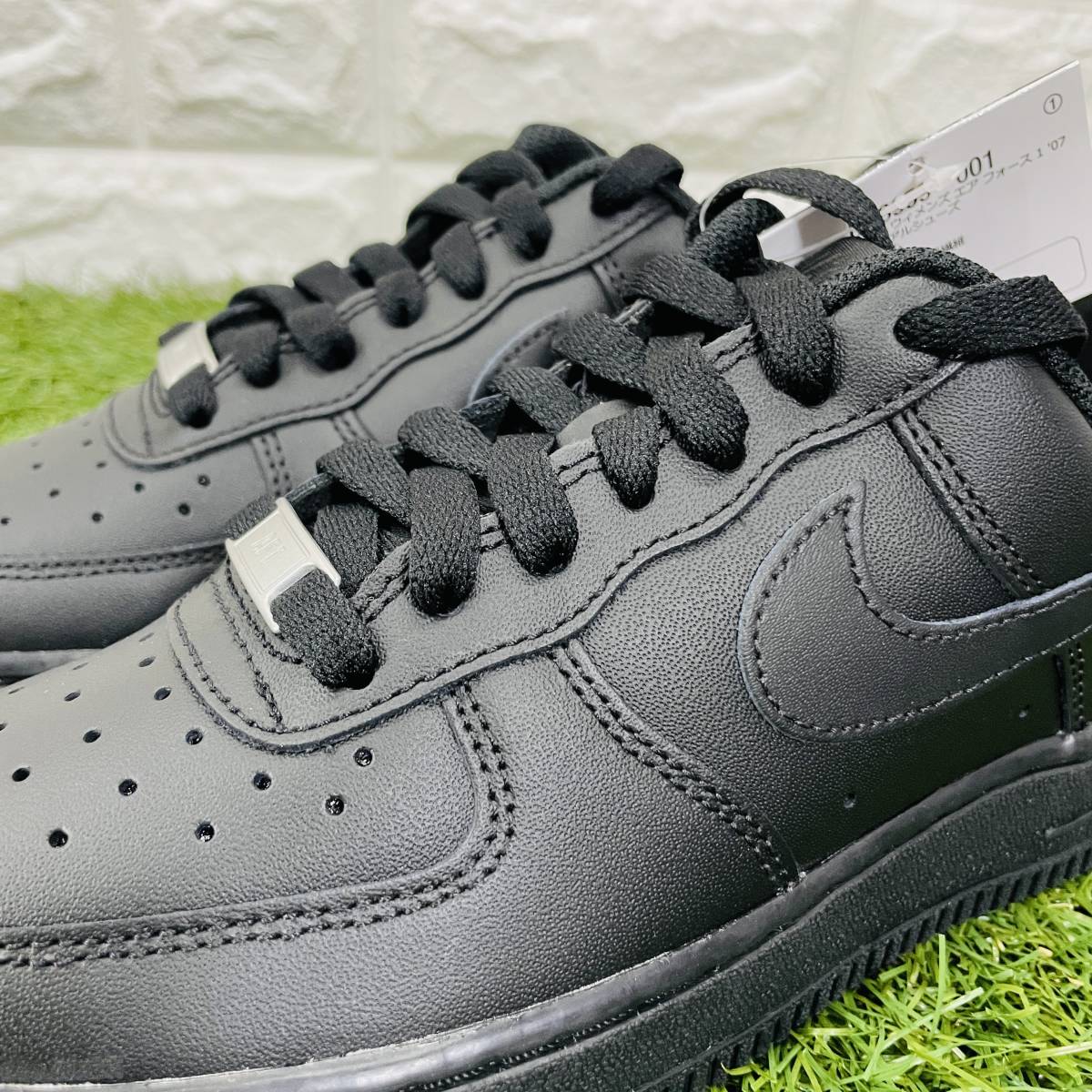 即決 ナイキ ウィメンズ エア フォース 1 '07 NIKE WMNS AIR FORCE 1 '07 黒 ブラック 24.0cm 送料込み DD8959-001_画像10