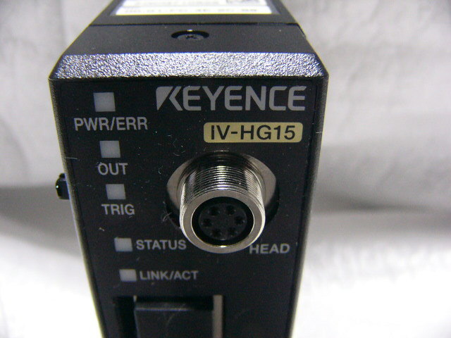 ★未使用に近い★ Keyence IV-HG15 センサアンプ 子機 照明一体型画像判別_画像2
