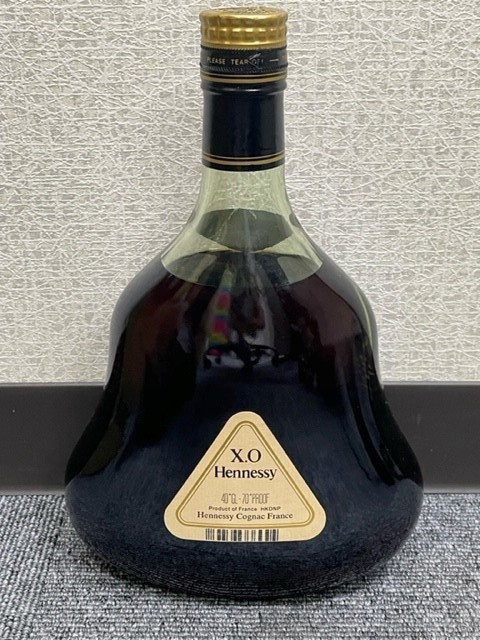 GO 1540】Hennessy ヘネシー XO 金キャップ グリーンボトル ブランデー ...