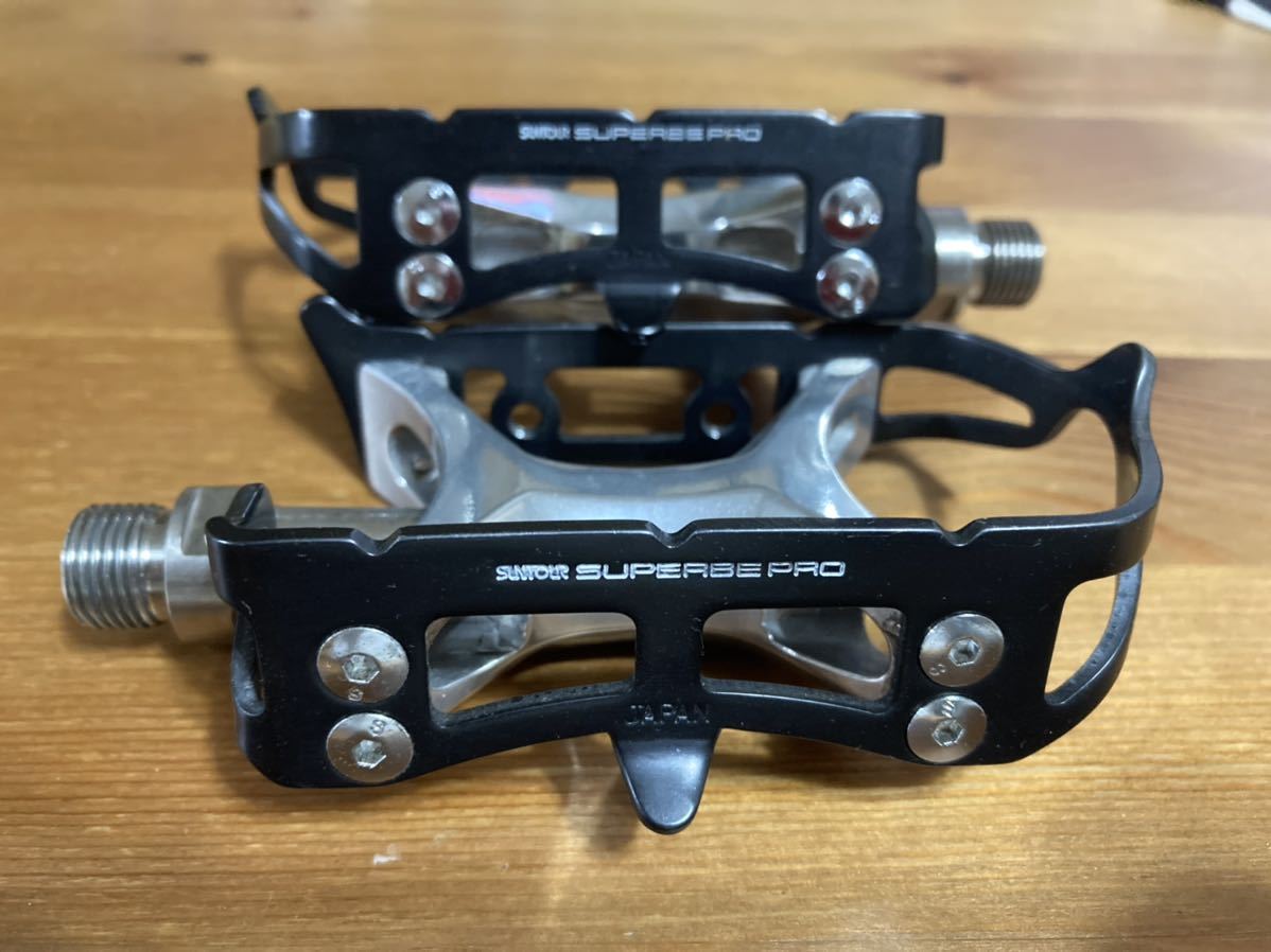 希少 レア 美品 チタン サンツアー シュパーブプロ suntour superbepro