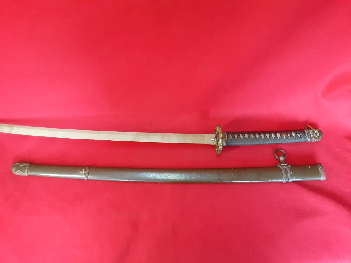 ●旧日本軍 陸軍 尉官刀緒 九八式軍刀 将校軍刀拵 柄頭 房紐 日本海軍 海軍 ○旧日本軍 陸軍 尉官刀緒 九八式軍刀 将校軍刀拵 柄頭