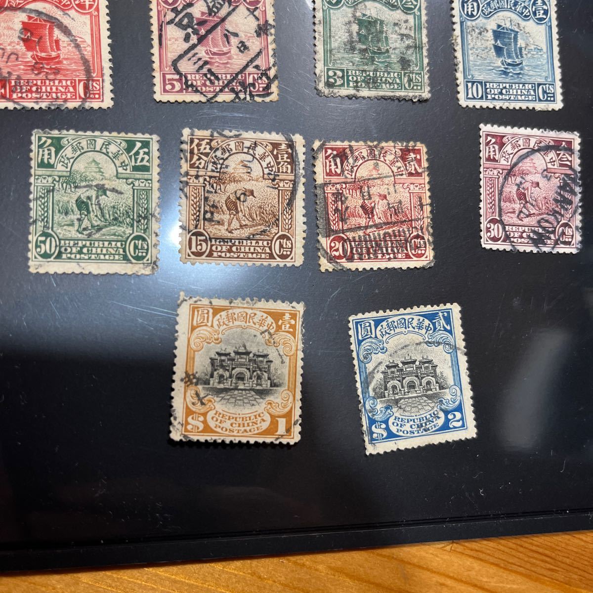 0495 旧中国切手 1913年ロンドン版帆船切手 中華民国 使用済み|PayPay