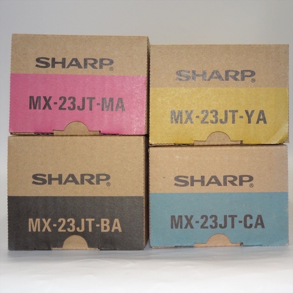 〇・【送料無料】 4色セット SHARP シャープ 純正トナー MX-23JT-BA/CA