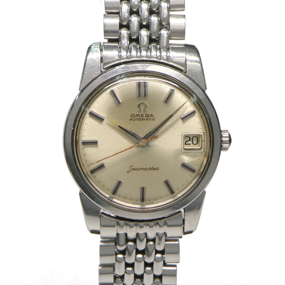 有名ブランド SS 14862SC シルバー文字盤 オートマチック シーマスター 【名古屋】オメガ 33MM 男 1961年製 自動巻 メンズ腕時計 その他