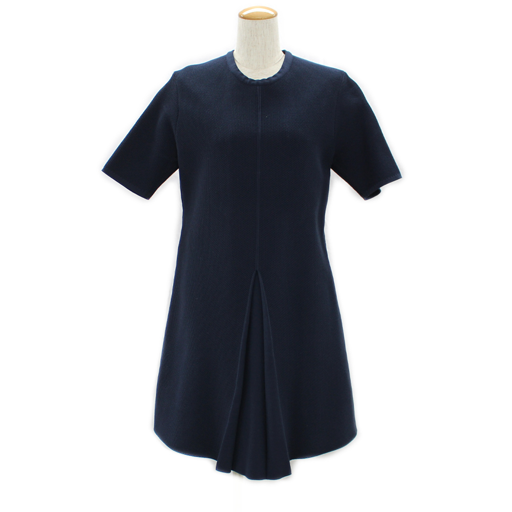 【50%OFF】 【名古屋】バレンシアガ 半袖ワンピース フレア 412609 ひざ丈 ネイビー コットン ナイロン アパレル 服 レディース その他 【50%OFF】 【名古屋】バレンシアガ 半袖ワンピース フレア 412609 ひざ丈 ネイビー コットン ナイロン アパレル 服 レディース その他