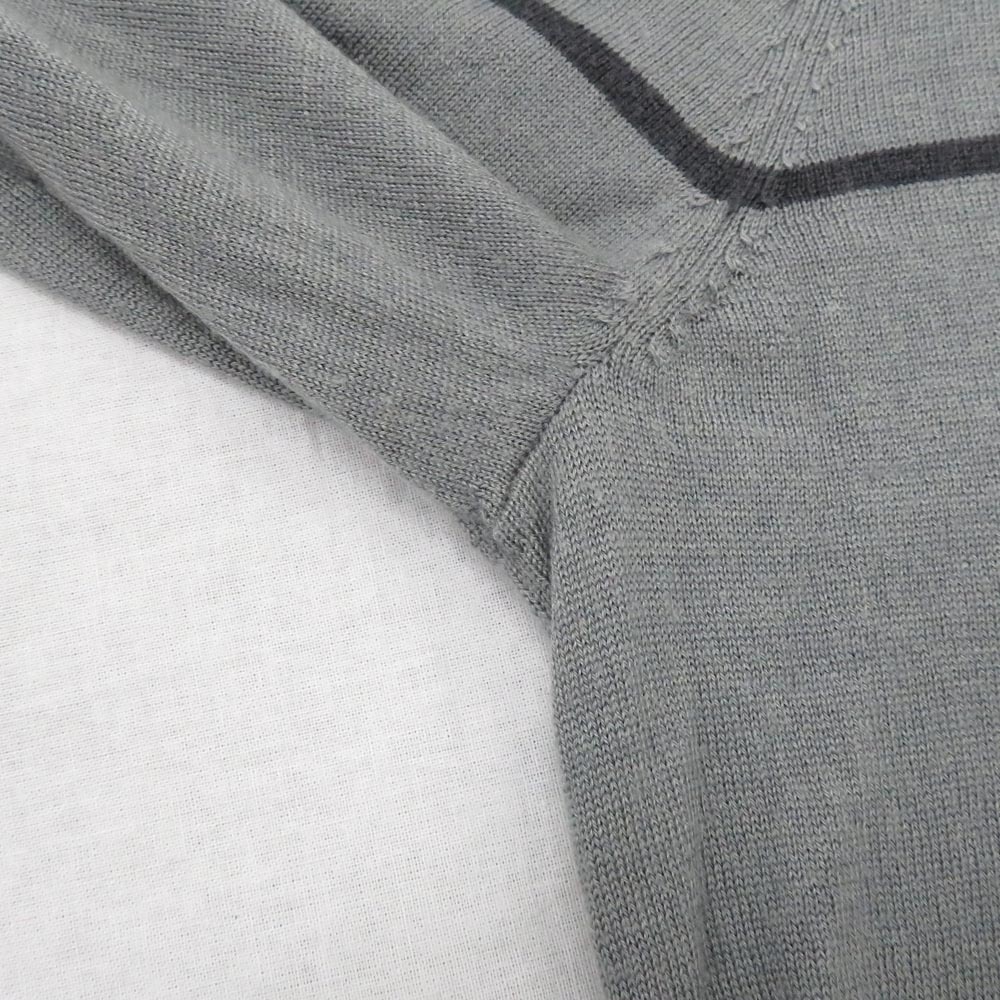 アルマーニ ジーンズ タートルネック 男 ニット アパレル グレー XS