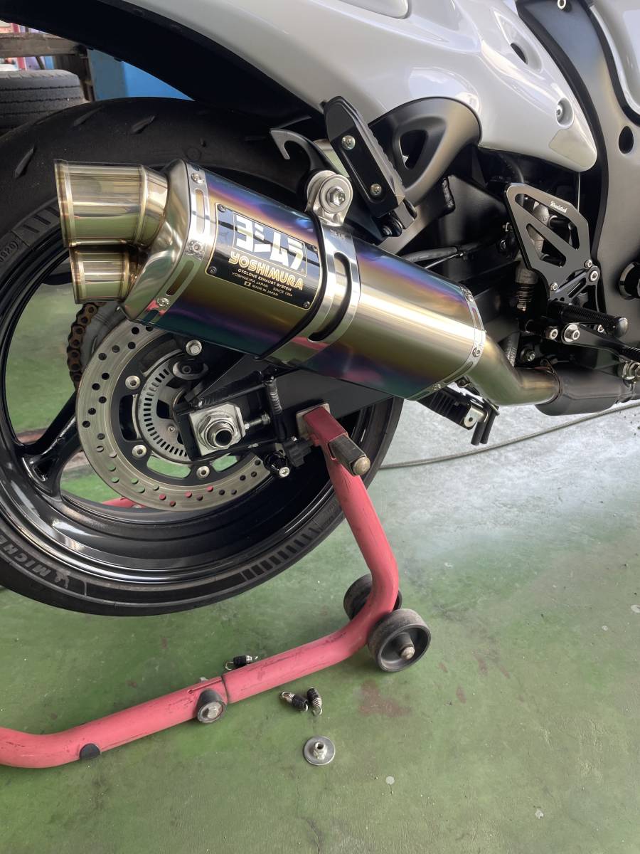 今ダケ送料無料 GSX1300Rハヤブサ ヨシムラ スリップオンマフラー