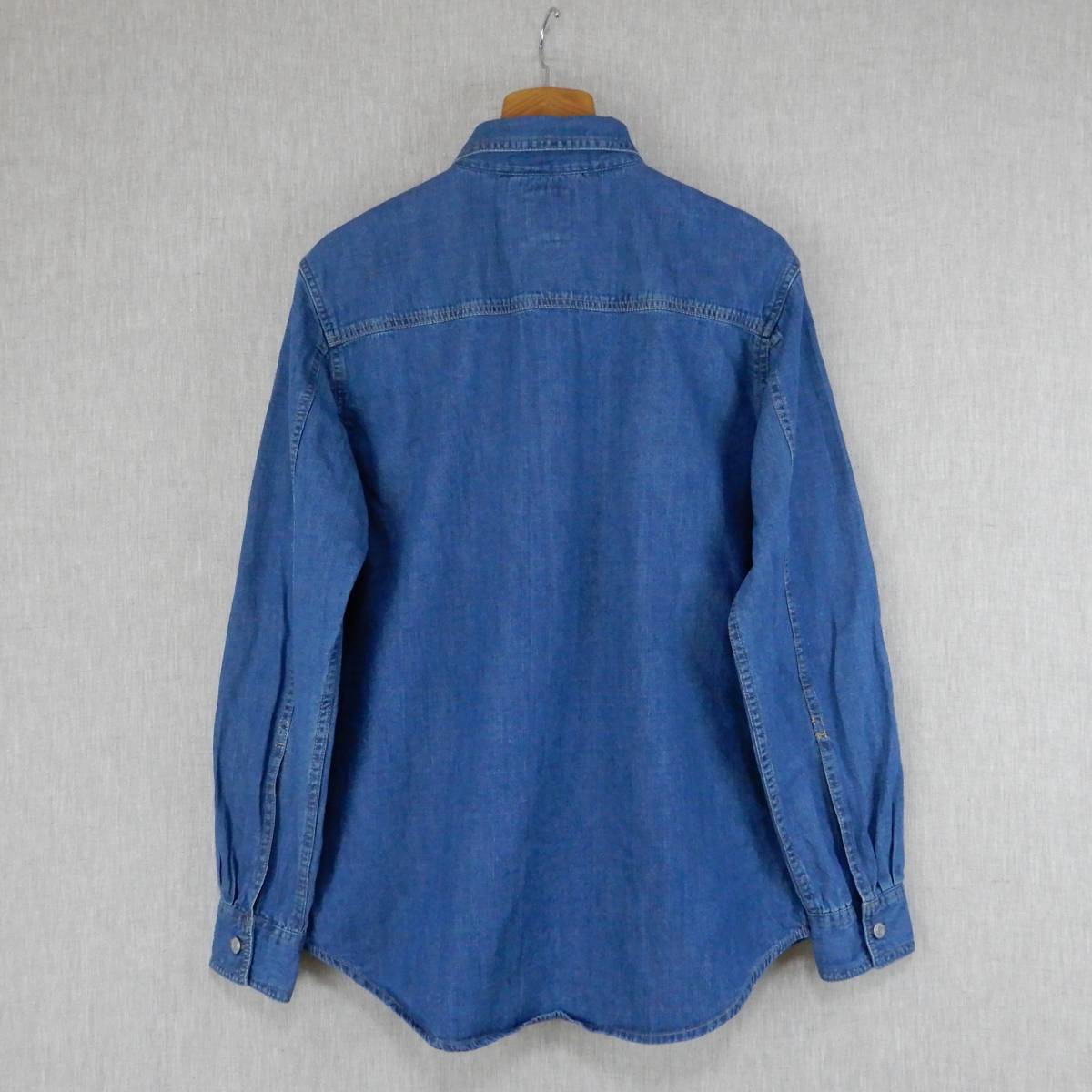 Levi's Indigo Denim Shirts M リーバイス インディゴデニムシャツ 2000年代