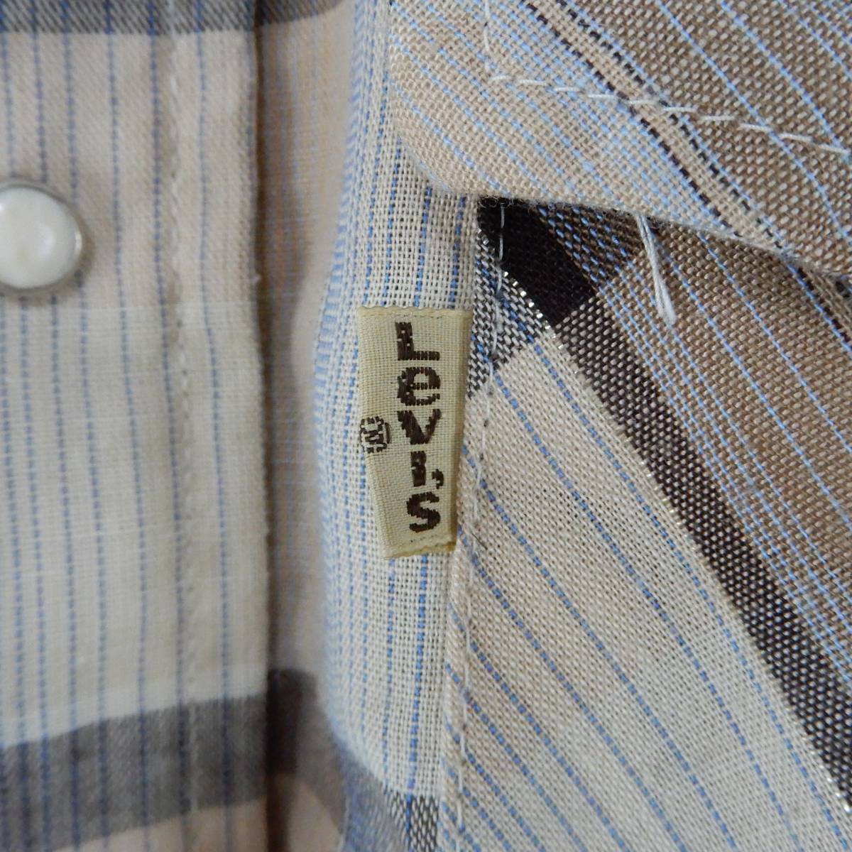 Levi's Western Shirts Made in USA 1980s 15 1/2-33 Vintage リーバイス ウェスタンシャツ アメリカ製 1980年代 ヴィンテージ_画像4