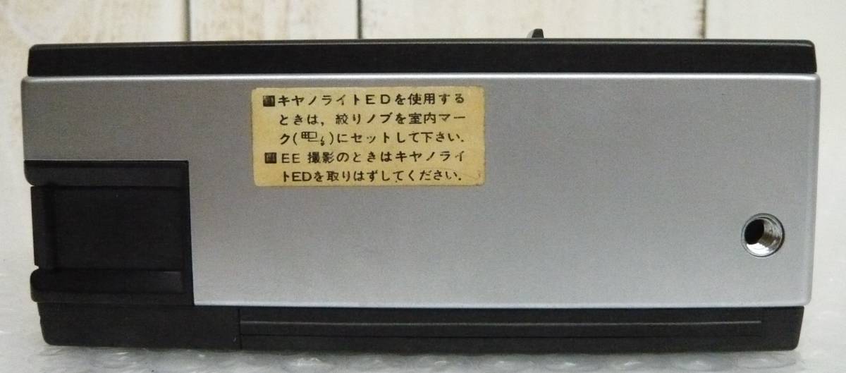 昭和レトロ 当時物 RETRO CAMERA CANON キャノン フィルム カメラ 110 ワンテン 110ED ケース付 CANON LENS F2/26mm Made in japan 日本製_画像7