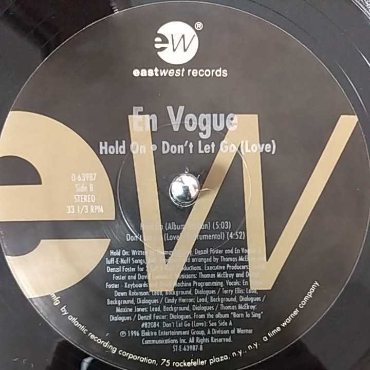 12inch US盤シュリンク付/EN VOGUE DON'T LET GO_画像3