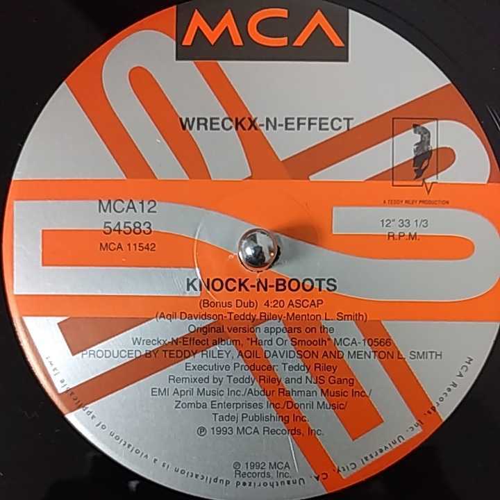 12inch US盤/WRECKX-N-EFFECT KNOCK-N-BOOTS_画像3