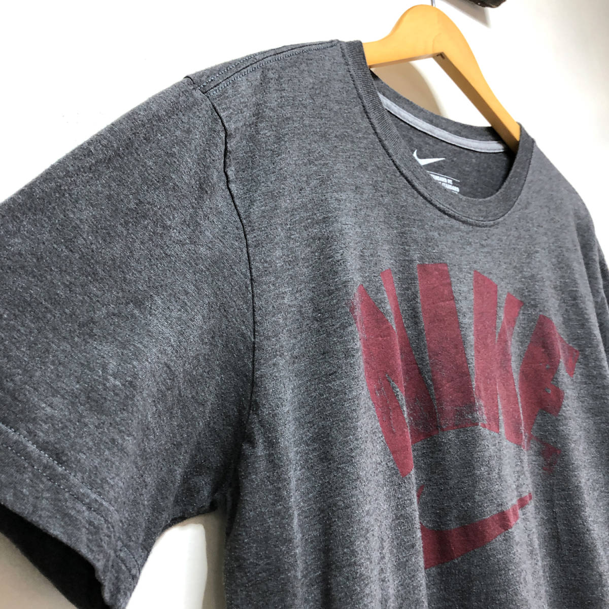 USA 古着 NIKE ナイキ コットン/ポリエステル Tシャツ メンズL アーチロゴ ストリート 古着卸 BA0068_画像5