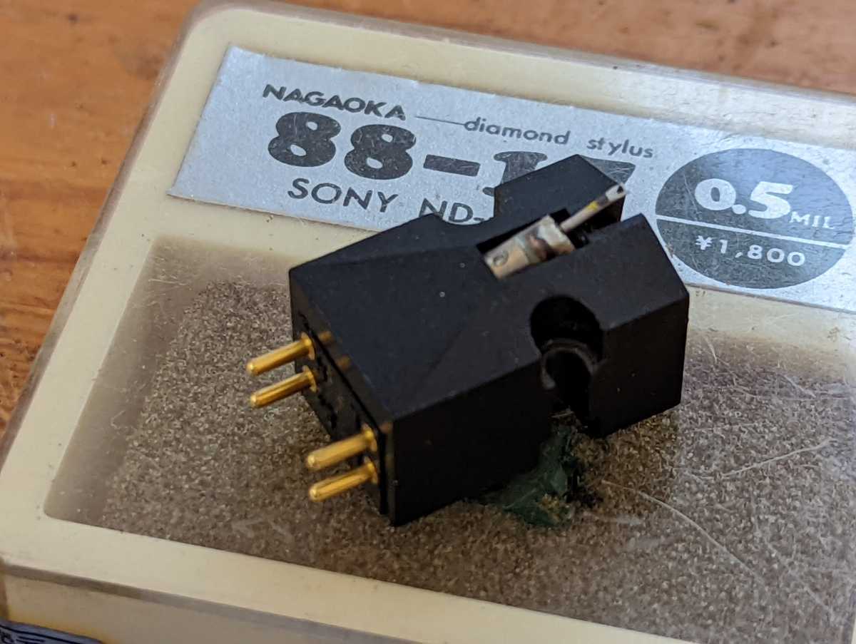 DENON DL-103 針折れ補修品動作確認済み ナガオカ製0 5mil丸針 DENON DL-103 針折れ補修品動作確認済み ナガオカ製0 5mil丸針