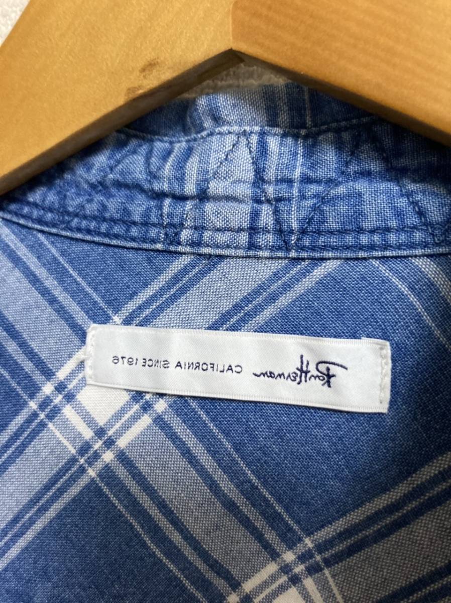 Ron Herman CALIFORNIA ロンハーマン インディゴ チェックシャツ 長袖