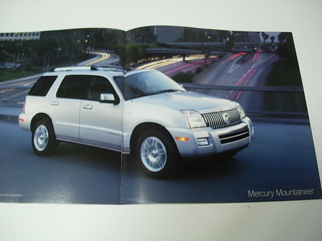  abroad original catalog FORD Mercury Ford Merrcury 2008 line-up English Sable Milan Mariner Mountaineer Grand Marquis