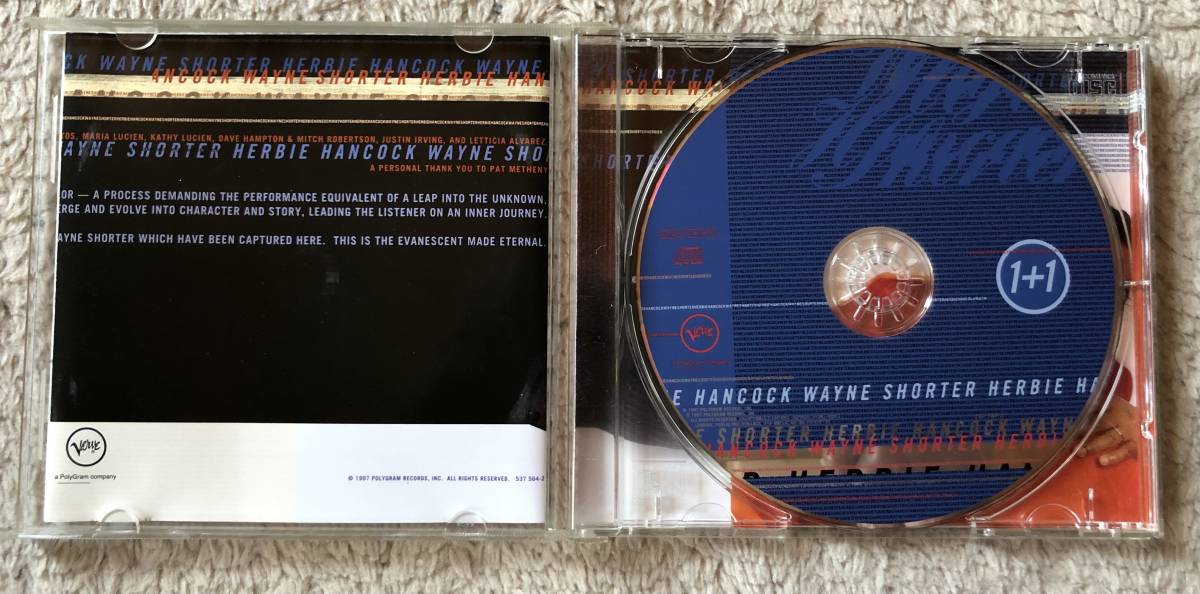 CD-July / 米 Verve / ＴＨＥ　ＨＥＲＢＩＥ　ＨＡＮＣＯＣＫ　ＷＡＹＮＥ　ＳＨＯＲＴＥＲ　１＋１_画像3