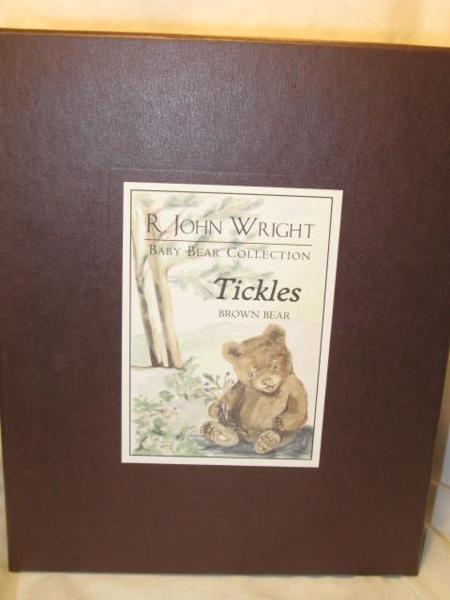 ☆R John Wright☆「Tickles ベビーベア」☆ブルーアイ テディベア ☆R John Wright☆「Tickles ベビーベア」☆ブルーアイ テディベア