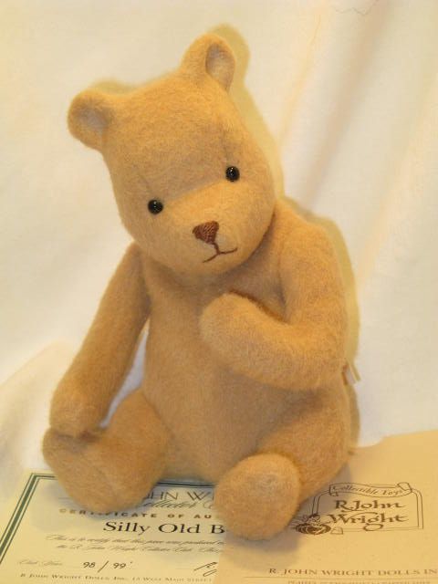 格安人気 John ☆R Wright☆「Silly ぬいぐるみ Bear」☆クラブ限定 Old シュタイフ社