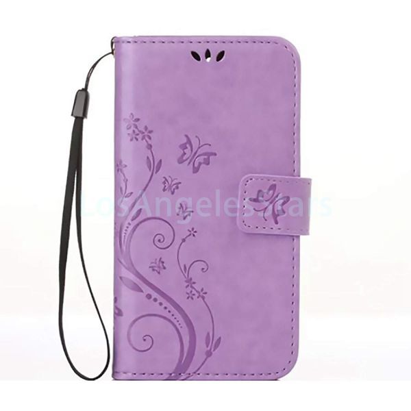 iPhoneX iPhone X iPhone X I ho nX case notebook type leather pretty stylish leather free shipping purple purple floral print notebook popular super-discount purple