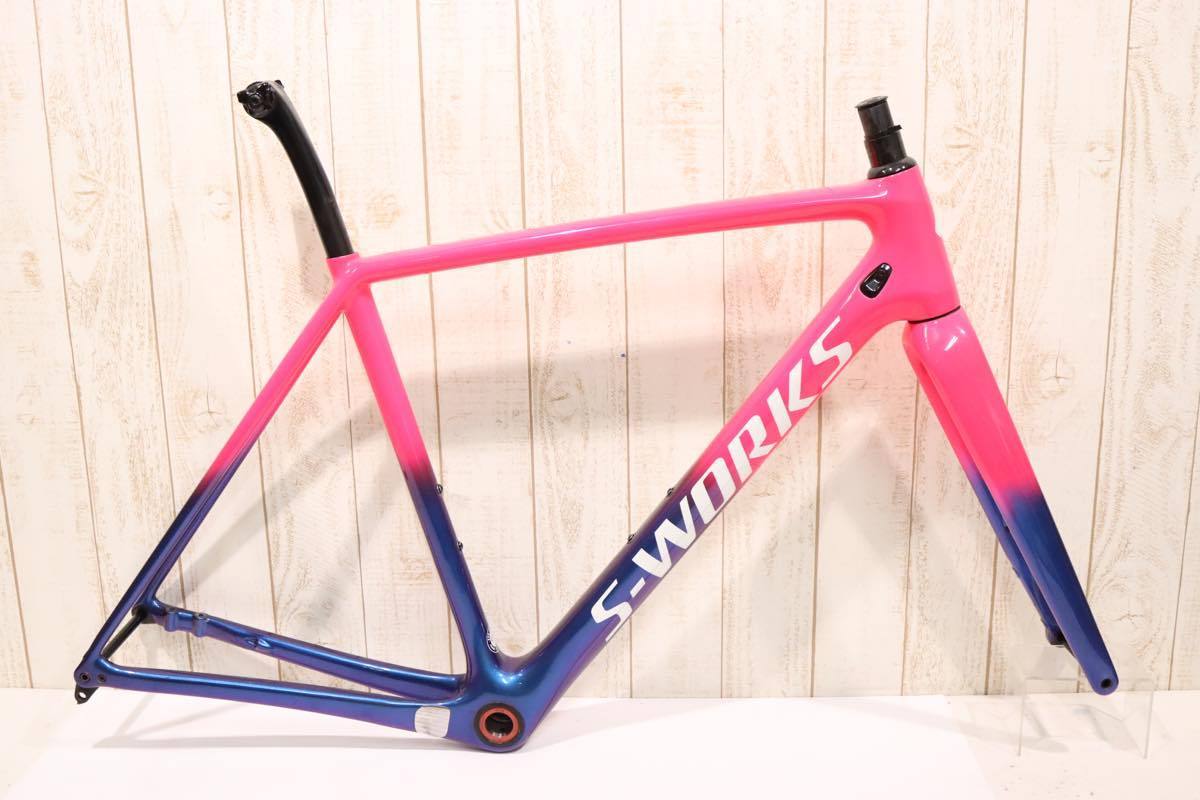 SPECIALIZED スペシャライズド S-WORKS CRUX DISC Gloss Acid Pink カーボンフレーム 2019年  54size 超美品