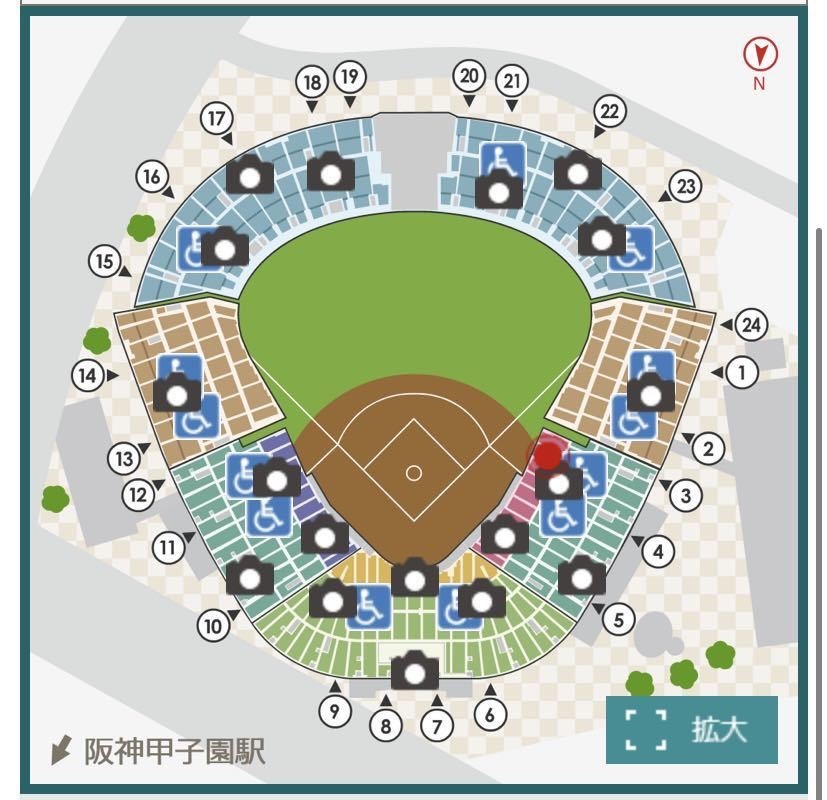 6月3日(金)阪神vs日本ハム SMBCシート1塁側 F段　連番　ペアチケット 阪神甲子園球場 