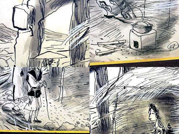 木村荘八 ペン画 『二人武蔵』 | www.alumiiniumtellingud.ee