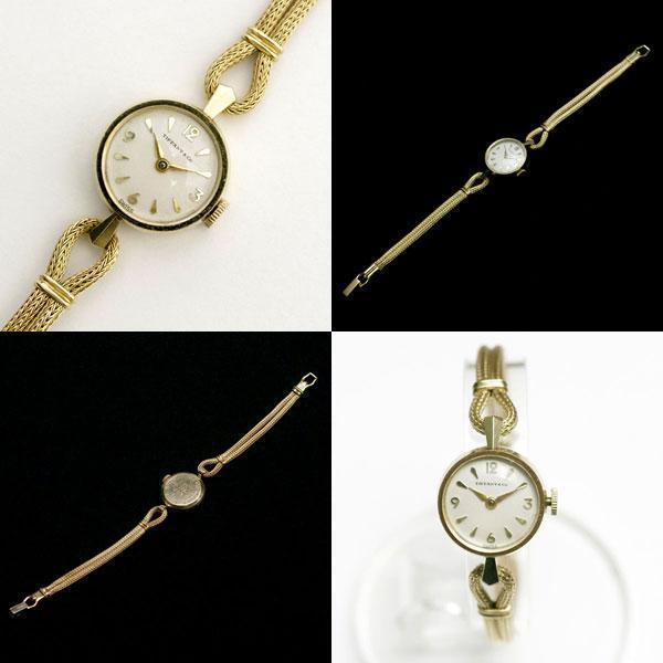  Vintage Tiffany &amp; Co. 14KYG hand winding lady's watch 