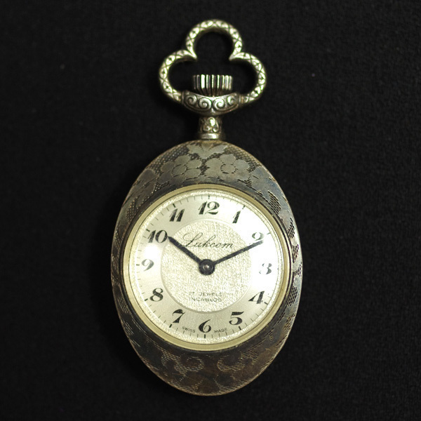  Vintage Lukcom механический завод тип карманные часы карман часы 