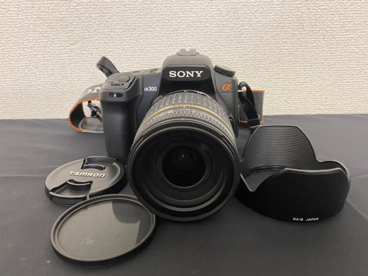 SONY　ソニー　DSLR-A300　α300　TAMRON　DiⅡ　18-250㎜　1：3.5-6.3　デジタル一眼レフカメラ　通電確認済み　KI　現状品_画像2