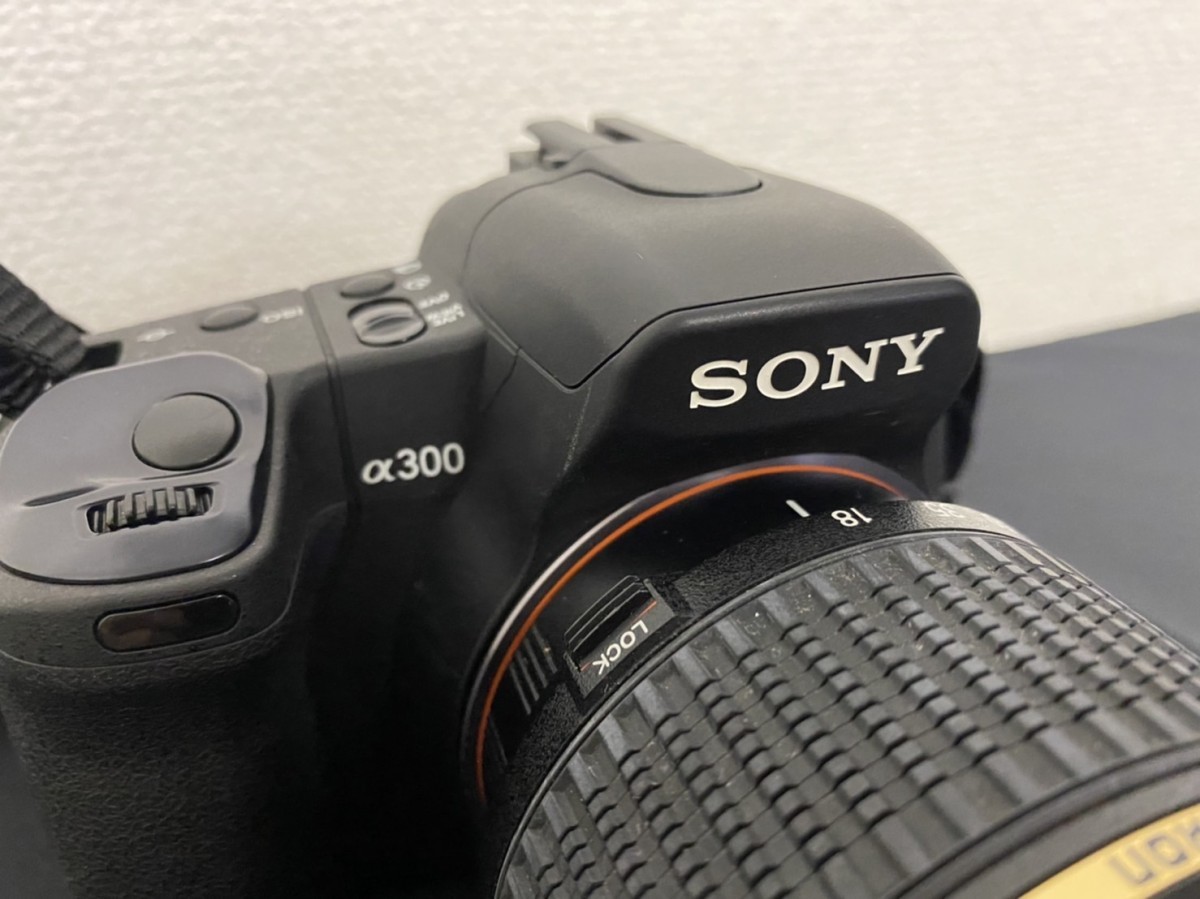 SONY　ソニー　DSLR-A300　α300　TAMRON　DiⅡ　18-250㎜　1：3.5-6.3　デジタル一眼レフカメラ　通電確認済み　KI　現状品_画像3