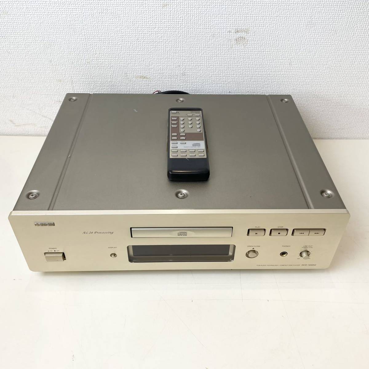 有名な DENON CDプレーヤー デノン DCD-1650AL CDデッキ