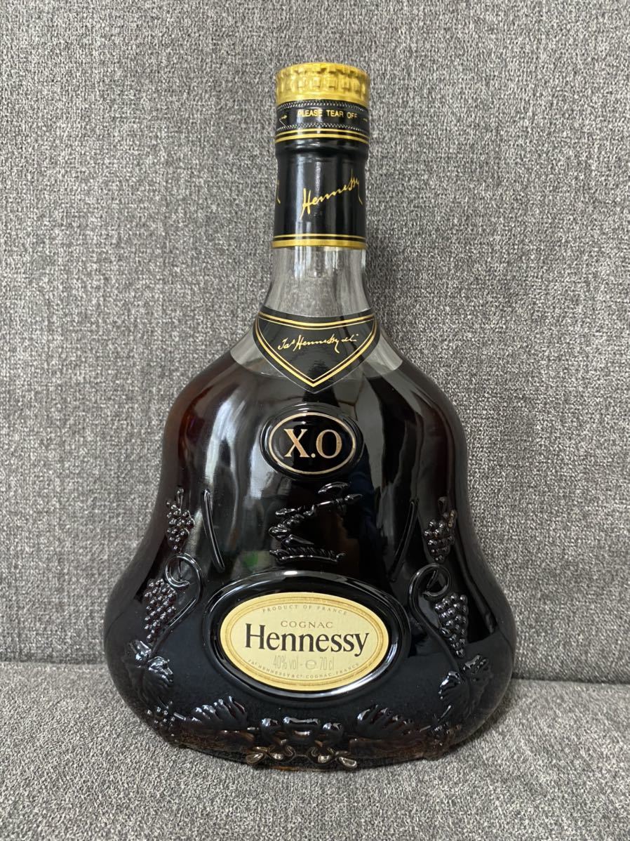 Hennessy ヘネシー XO クリアボトル 金 キャップ 700ml 40% 古酒 お酒
