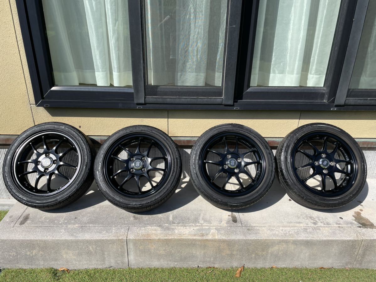 ENKEI PF01 マットブラック 165/55 16インチ 4本セット グッドイヤー