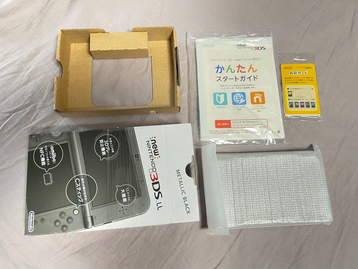 任天堂 New ニンテンドー 3DS LL メタリックブラック 3dsll 本体 極美品