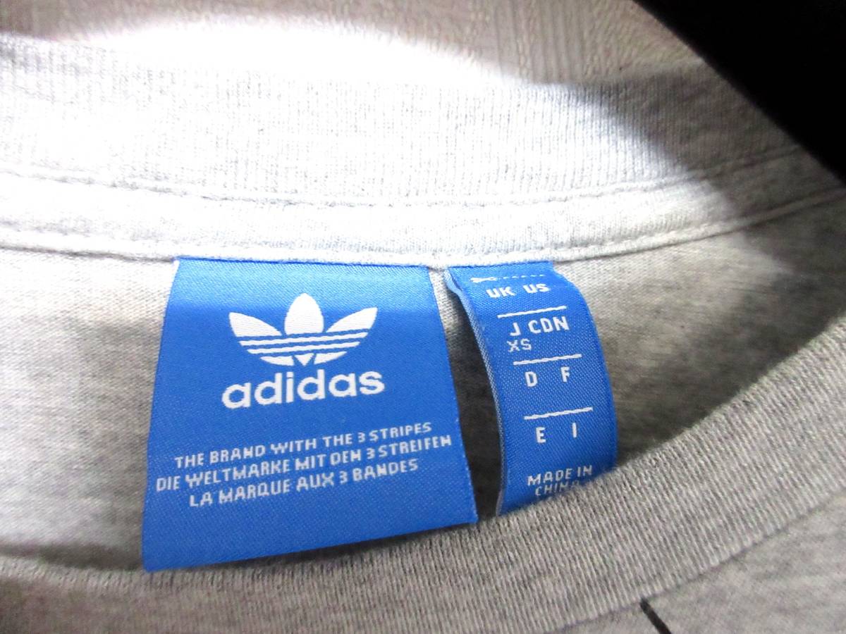  Adidas Originals футболка короткий рукав Logo to зеркальный .iyu мужской XS серый yg790