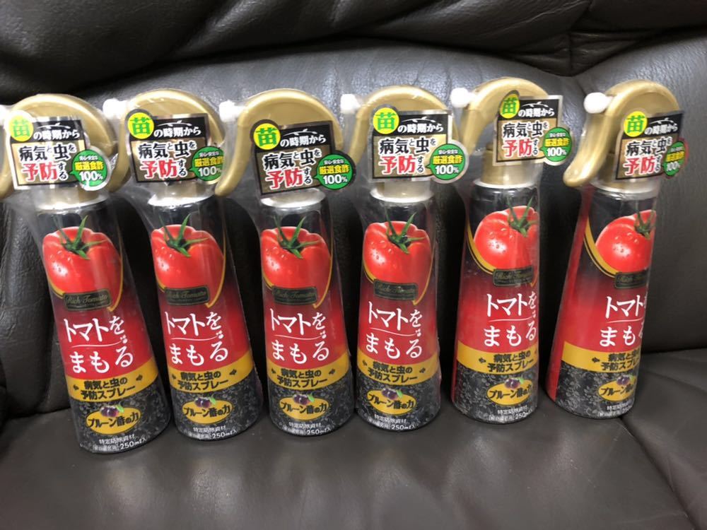 me1553 tomato .... sick .. insect. prevention spray 6 pcs set sum total 4,632 jpy 