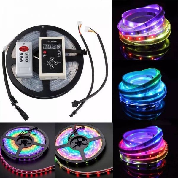  free shipping DD60set light . current .LED tape light RGB 5M 132 kind pattern style light remote control attaching LED tape 