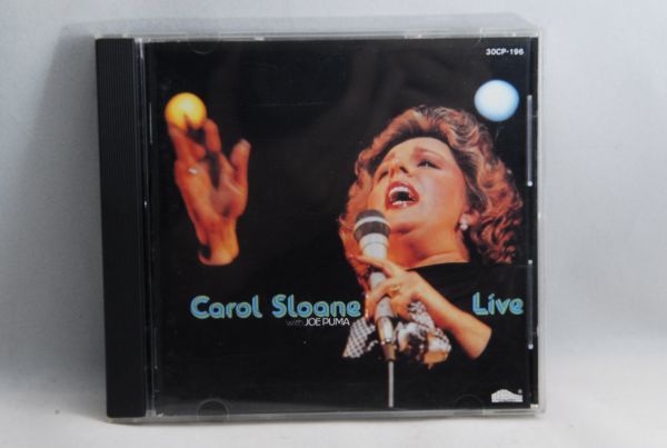 ☆ジャズ 廃盤CD キャロル・スローン Live Carol Sloane live with Joe Puma_画像1