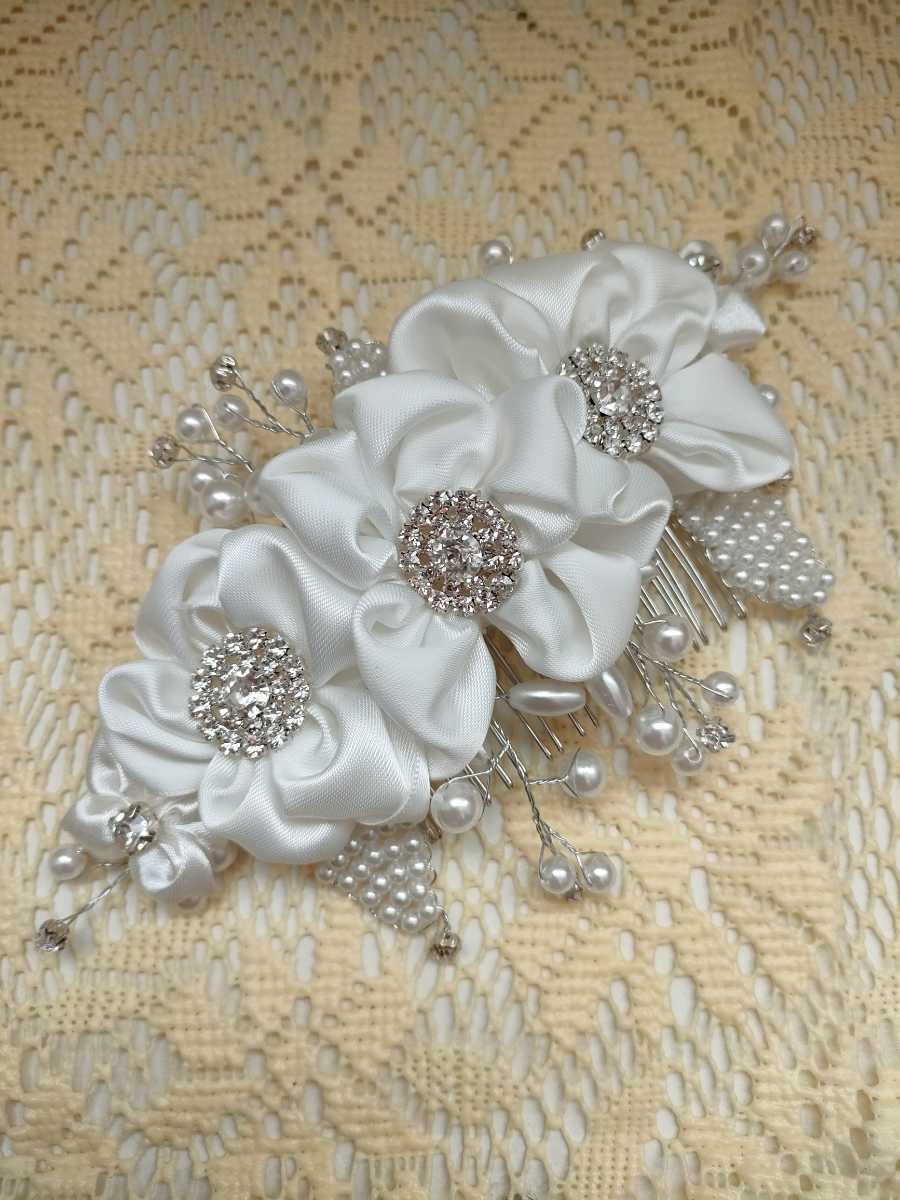 [ used ] wedding head dress bride hair accessory hair ornament 