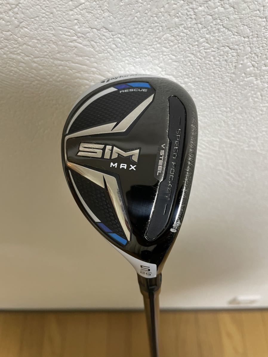 2020年 テーラーメイド SIM MAX レスキュー #5 R (US)ベンタス