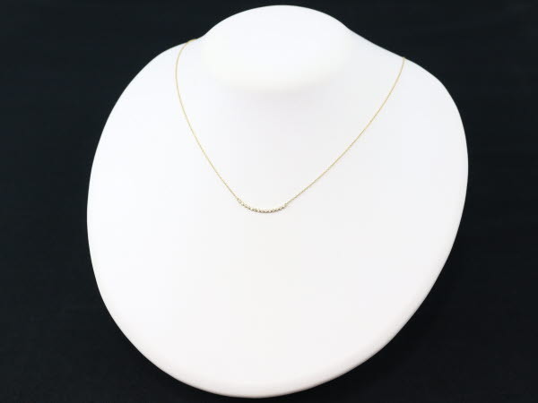 アーカー ダイヤネックレス ダイヤモンド 0.10ct ビリーブユー K18YG