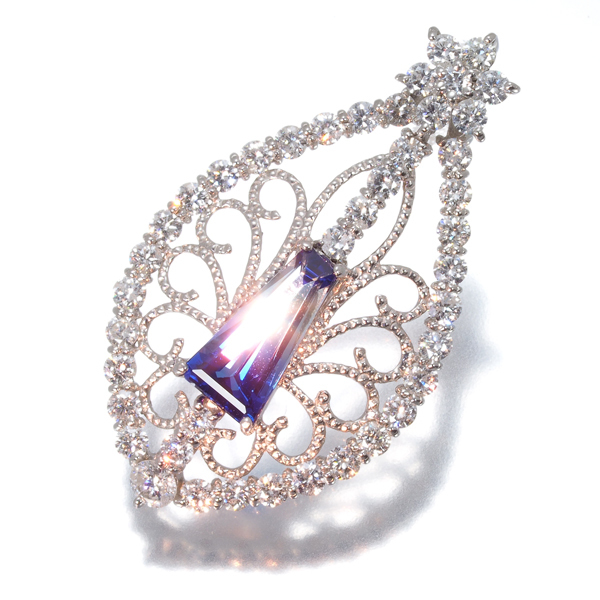 パーティーカラータンザナイト 1.42ct ダイヤ ダイヤモンド 1.47ct