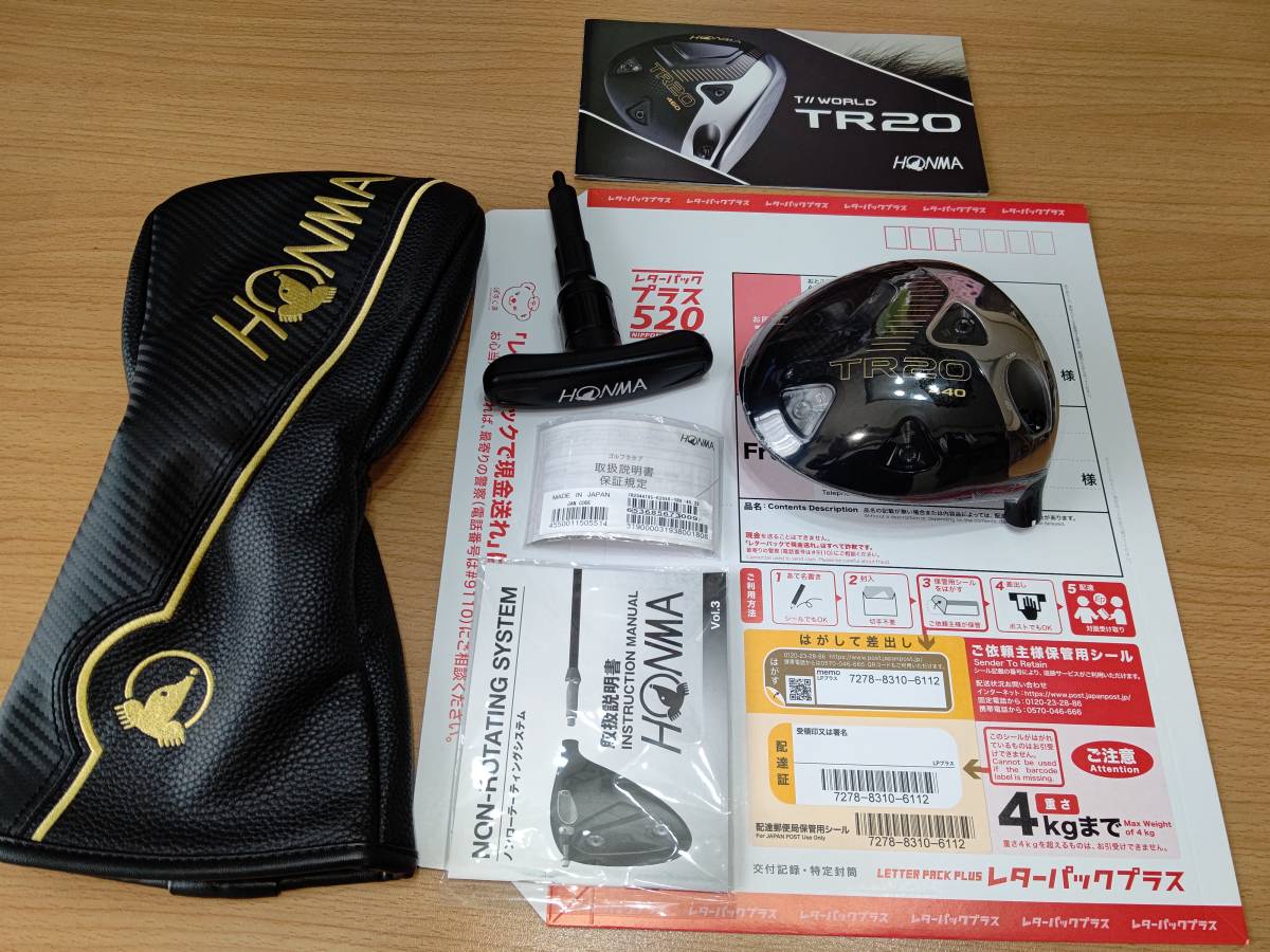 最新作の ホンマ TR20 ヘッドのみ 未使用 9.5 440 - ドライバー ...